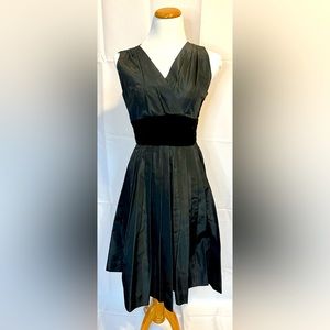 Vintage 1950’s circle black dress